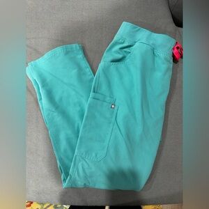 Figs Green Track Pants Joggers Large Tall
